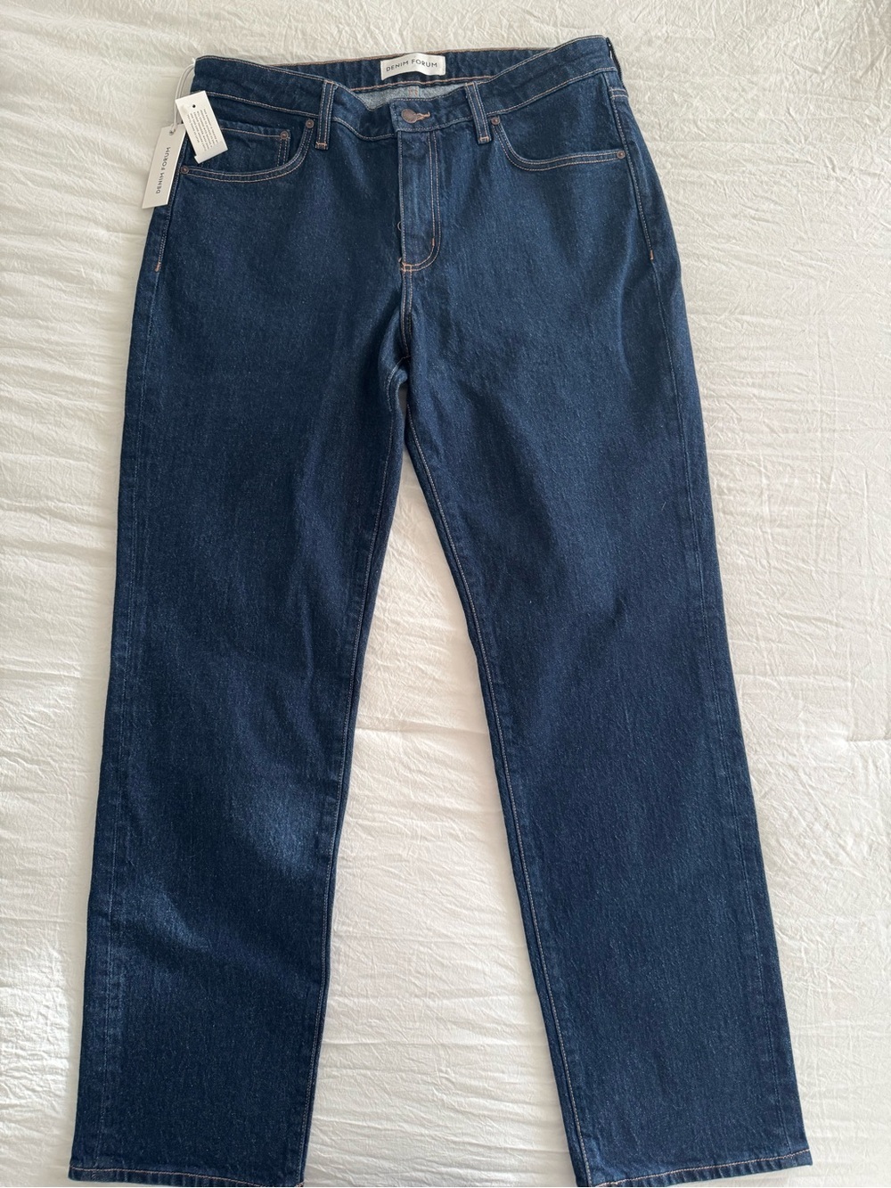 Denim Forum Tilda Curve-Fit Lo-Rise Straight Jeans - Picture 14 of 15